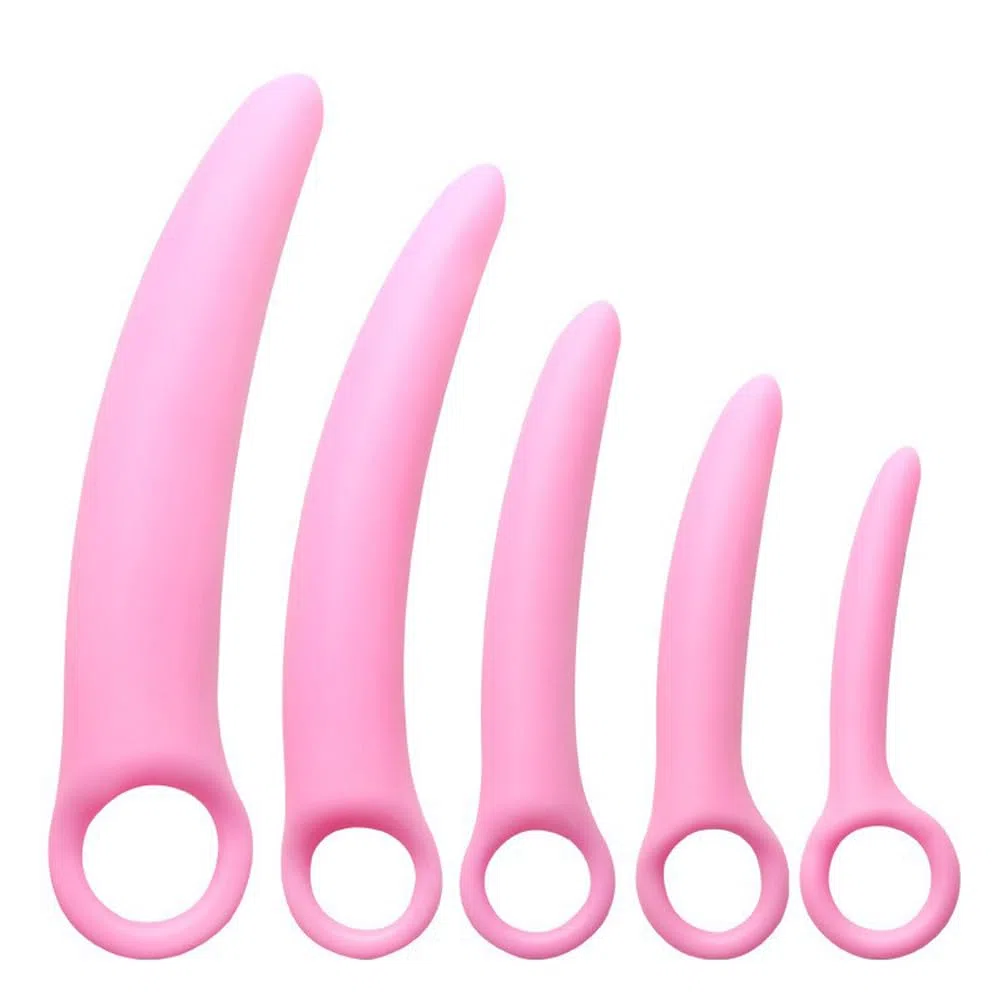 Silicone Dilatatore 5 Pezzi - 310 Gr, Rosa Sx1
